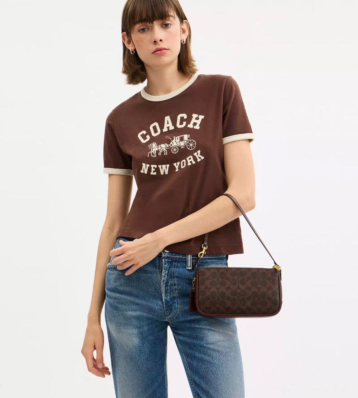 Coach Plaza Bag 22 in Signature Canvas