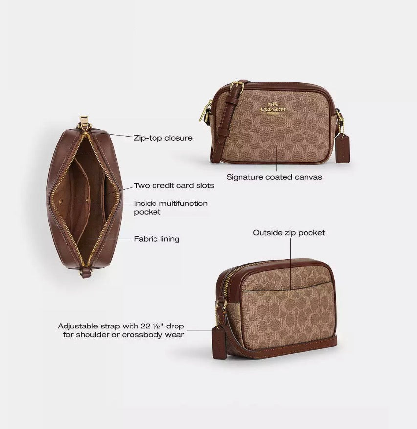 Coach Jamie Camera Bag In Signature Canvas