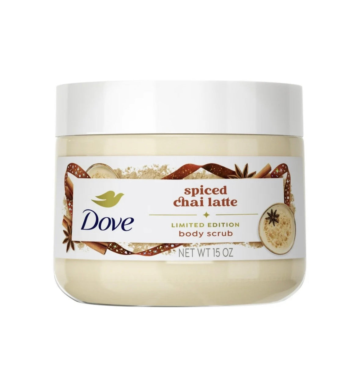 Dove Limited Edition Holiday Treats Spicy Chai Latte Body Scrub