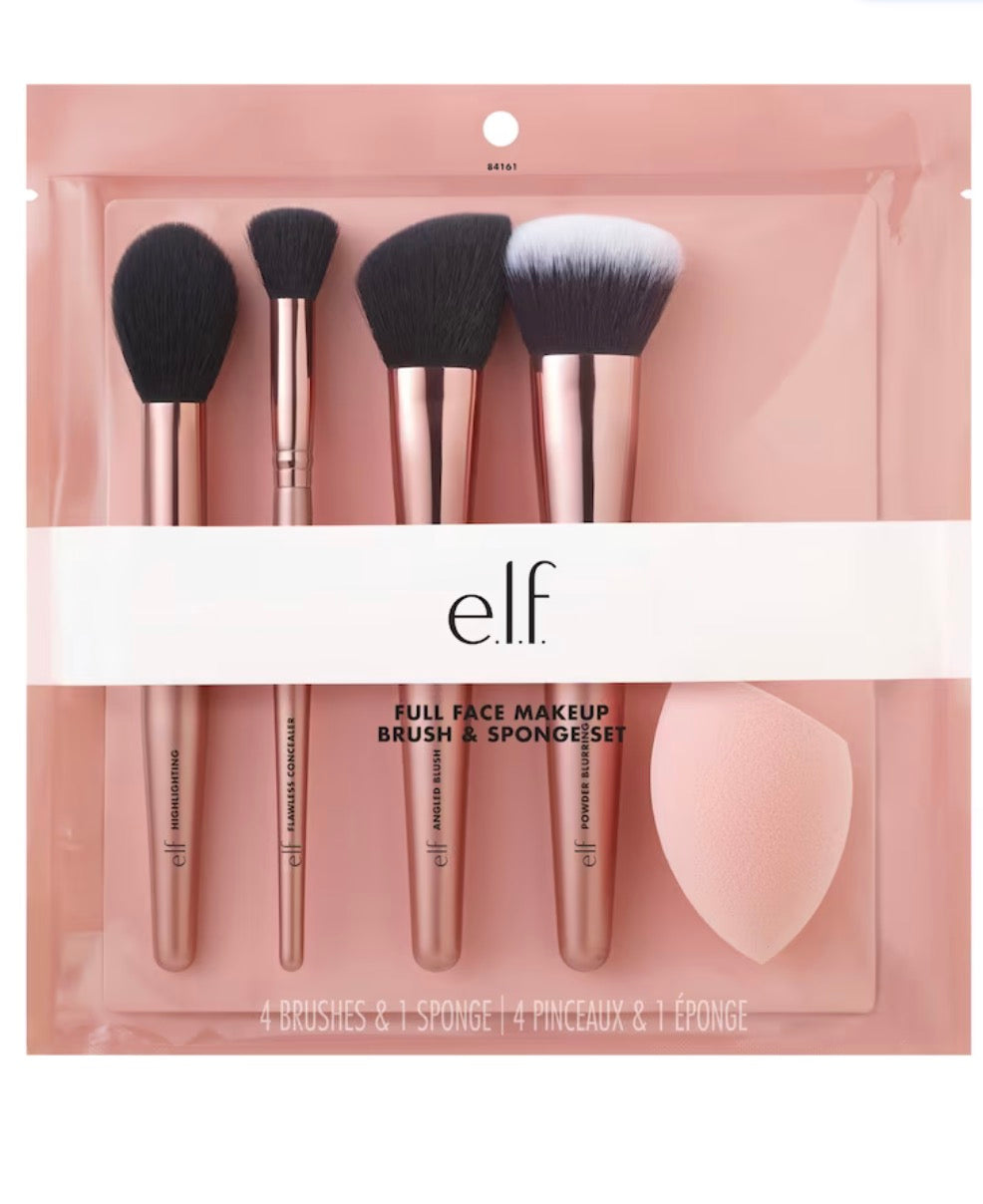 E.L.F. Cosmetics
Complexion Essentials Brush & Sponge Set