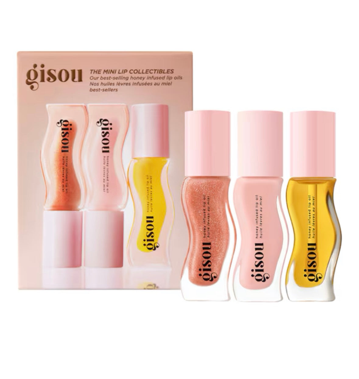 GISOU The Mini Lip Collectibles - Coffret 3 huiles à lèvres