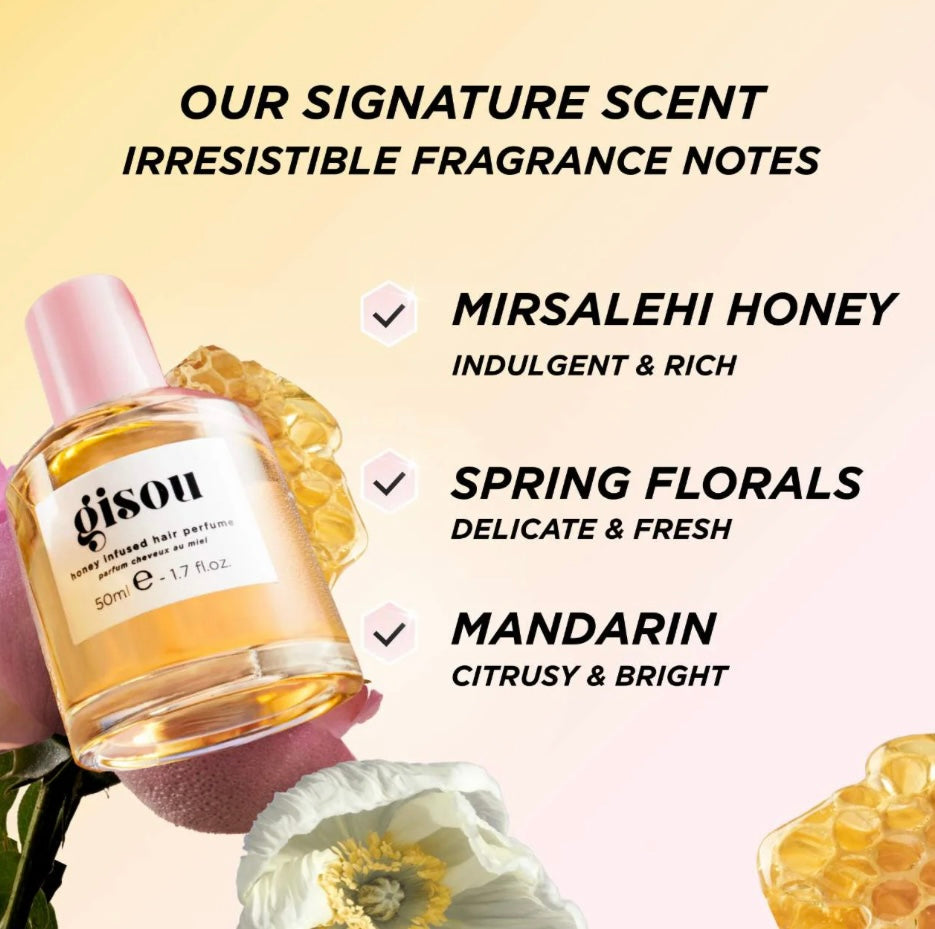 Gisou
Mini Wildflower Honey Infused Hair Perfume 15ml