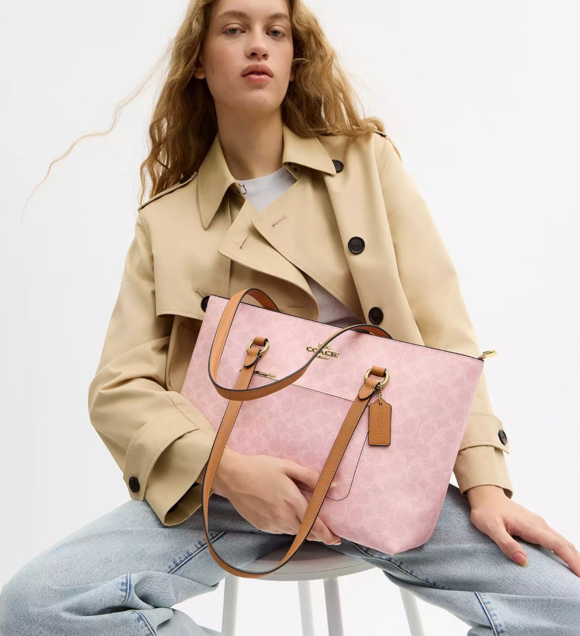 Coach Station Tote Bag In Signature Canvas
