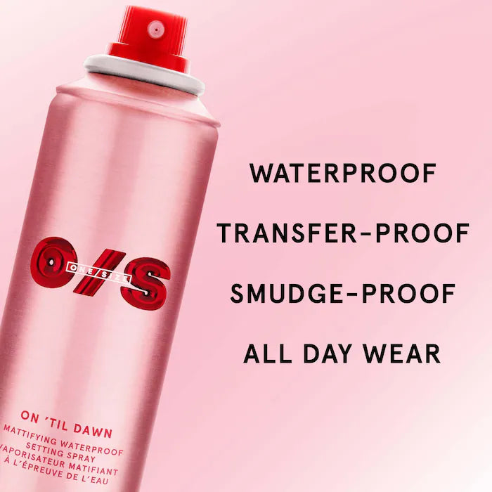 ONE/SIZE by Patrick Starrr
Mini On 'Til Dawn Mattifying Waterproof Setting Spray