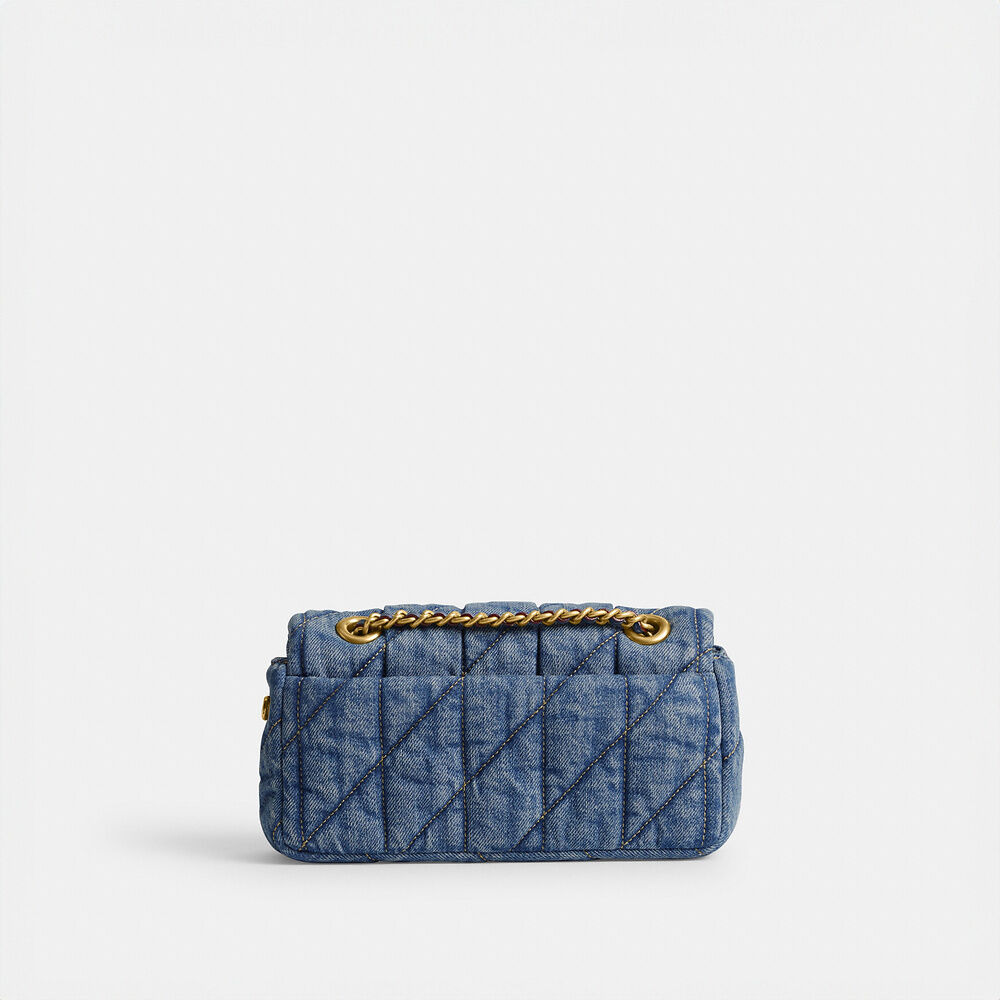 COACH Tabby 20 Quilted Denim Shoulder Bag