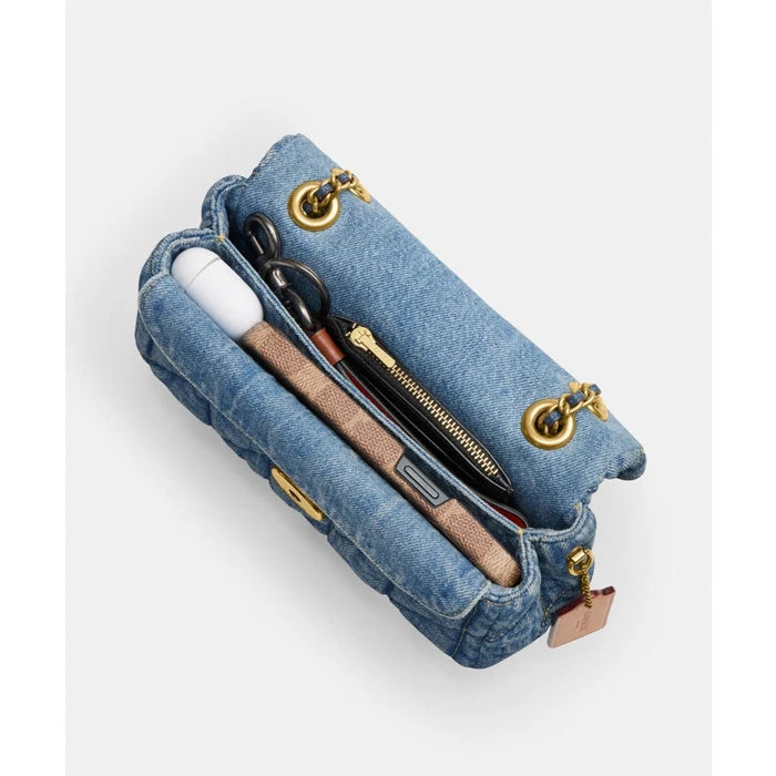 COACH Tabby 20 Quilted Denim Shoulder Bag