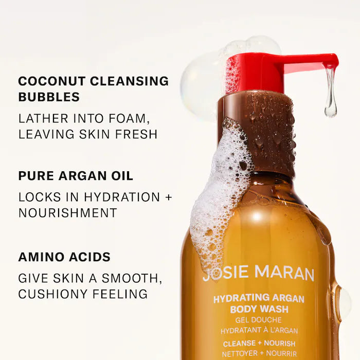 JOSIE MARAN
Mini Topless Tangerine - Hydrating + Cleansing Argan Refillable Body Wash