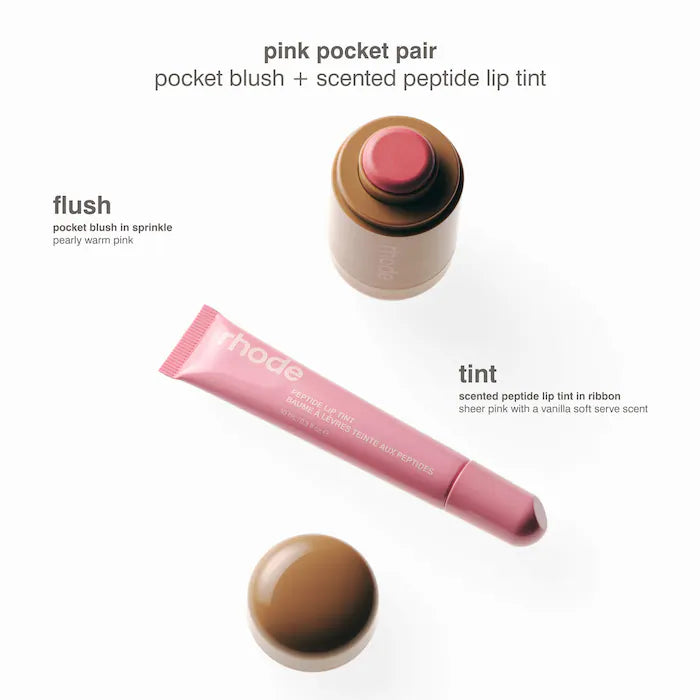 rhode
Pocket Pair Limited Edition Lip + Cheek Set