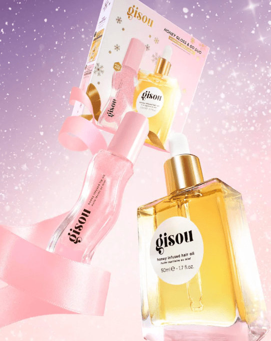 Gisou Ensemble - avantage duo Honey Gloss & Go Gift Set - Carte Blanche