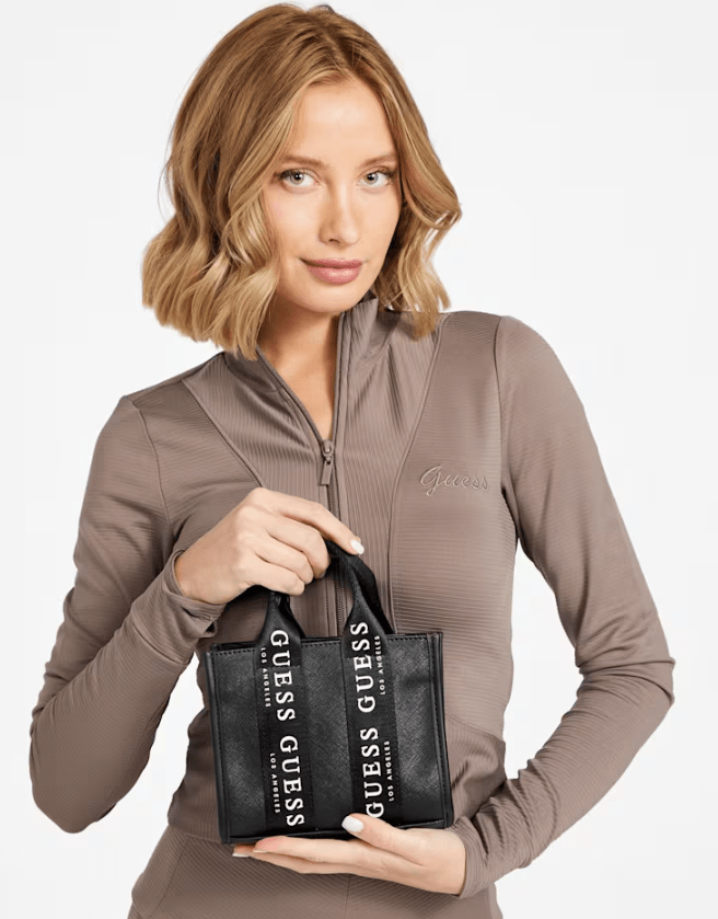 GUESS - Mini bag avec logo - Carte Blanche