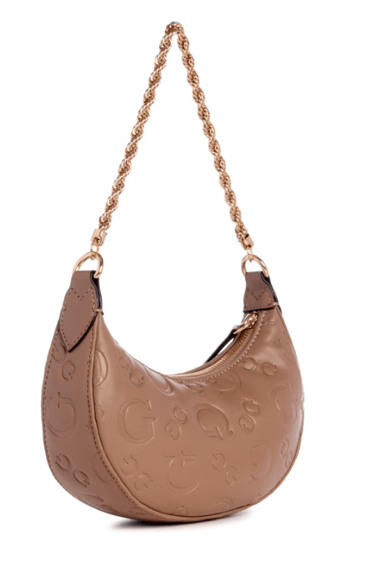 GUESS - Palmillas Logo Crescent Crossbody - Carte Blanche
