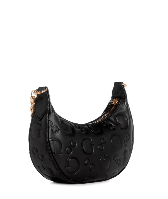 GUESS Palmillas Logo Crescent Crossbody - Carte Blanche