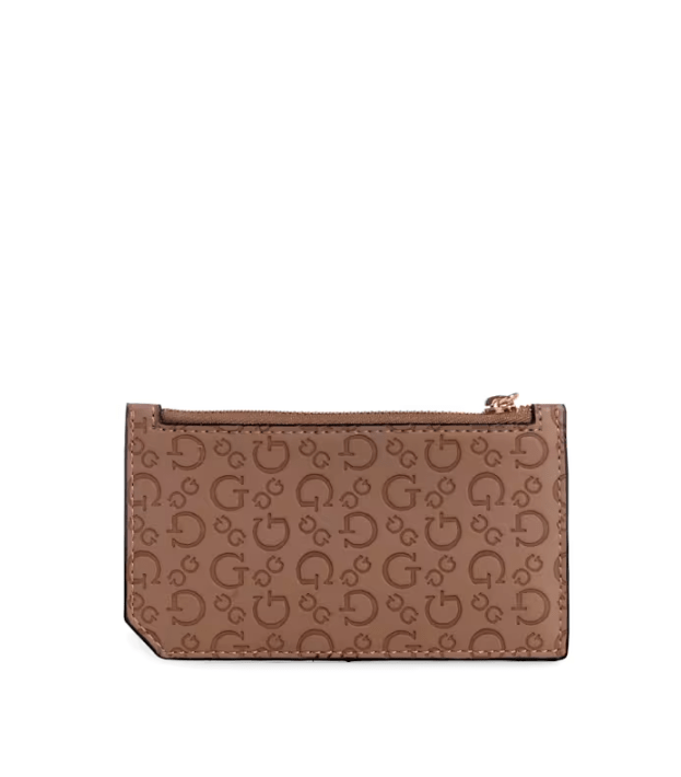 GUESS - Porte - cartes à logo en creux Bowie - Carte Blanche