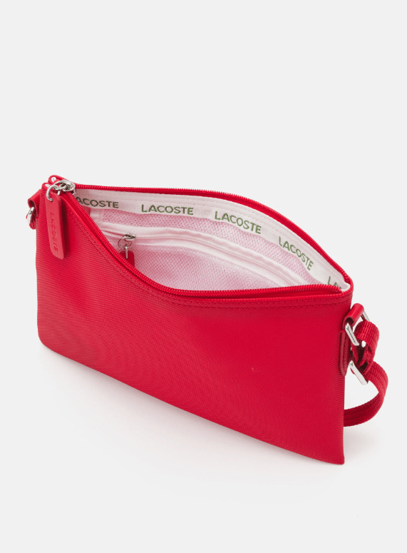 Lacoste Flat Crossover Bag - Across Body Bag - Haut Rouge - Carte Blanche