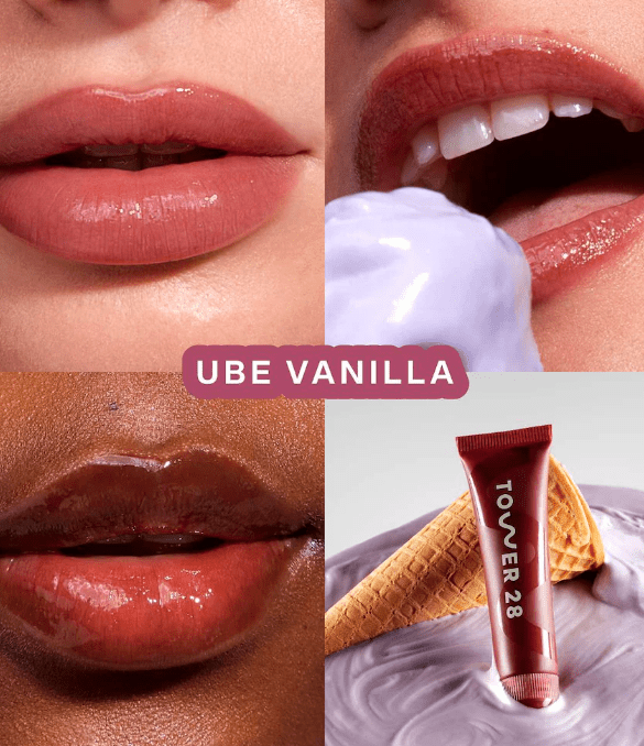 Tower 28 Beauty Baume de soin teinté hydratant pour les lèvres LipSoftie - UBE VANILLA - Carte Blanche