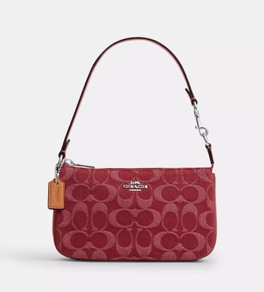 Coach Nolita 19 in Signature Red Denim