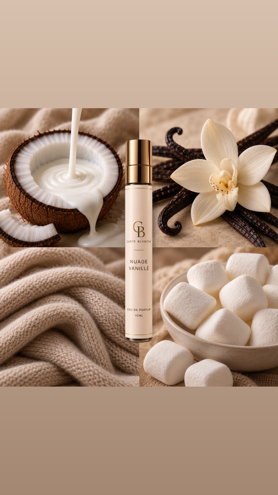 Carte Blanche Collection - Nuage Vanillé — Eau de Parfum 10ml