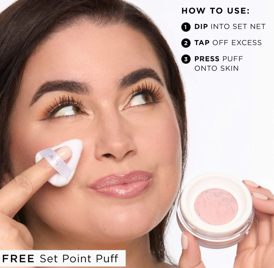 Tarte 
prep, set & lock setting powder & spray duo