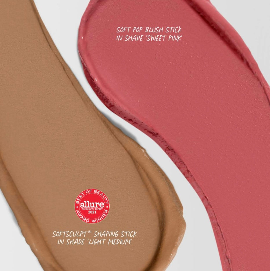 MAKEUP BY MARIO 
Mini Sculpt & Pop On-The-Go - Light/ Medium - Sweet Pink