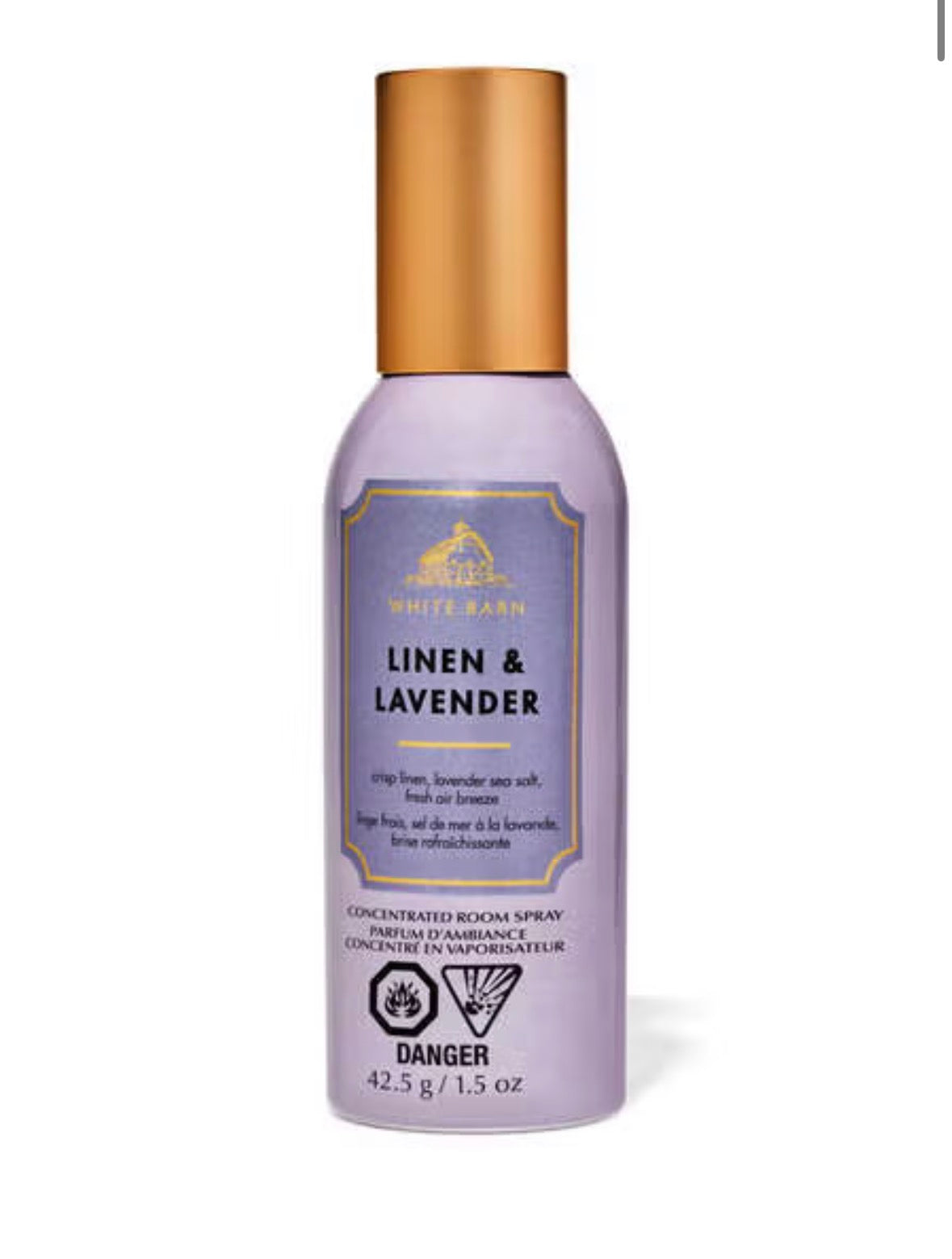 Bath and Body Works Room Spray Linen & Lavender