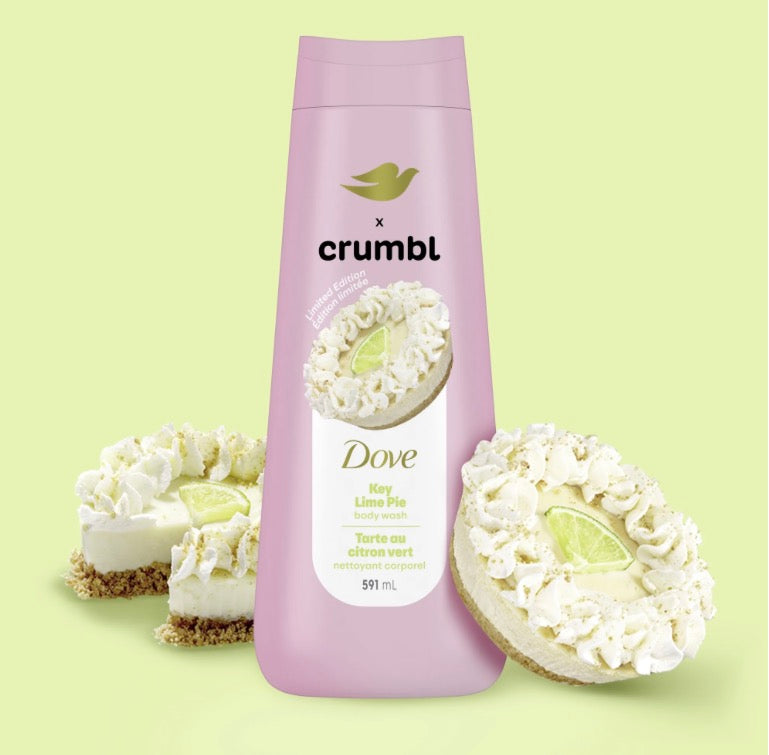 Dove Crumbl Moisturizing Liquid Body Wash Key Lime Pie, 591ml | Limited Edition