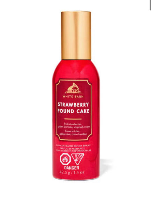 Bath and Body Works Room Spray Strawberry Pound Cake