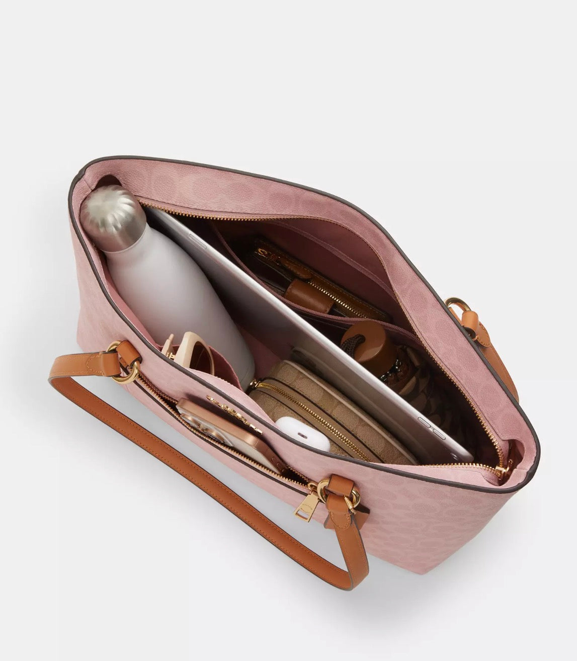Coach Station Tote Bag In Signature Canvas