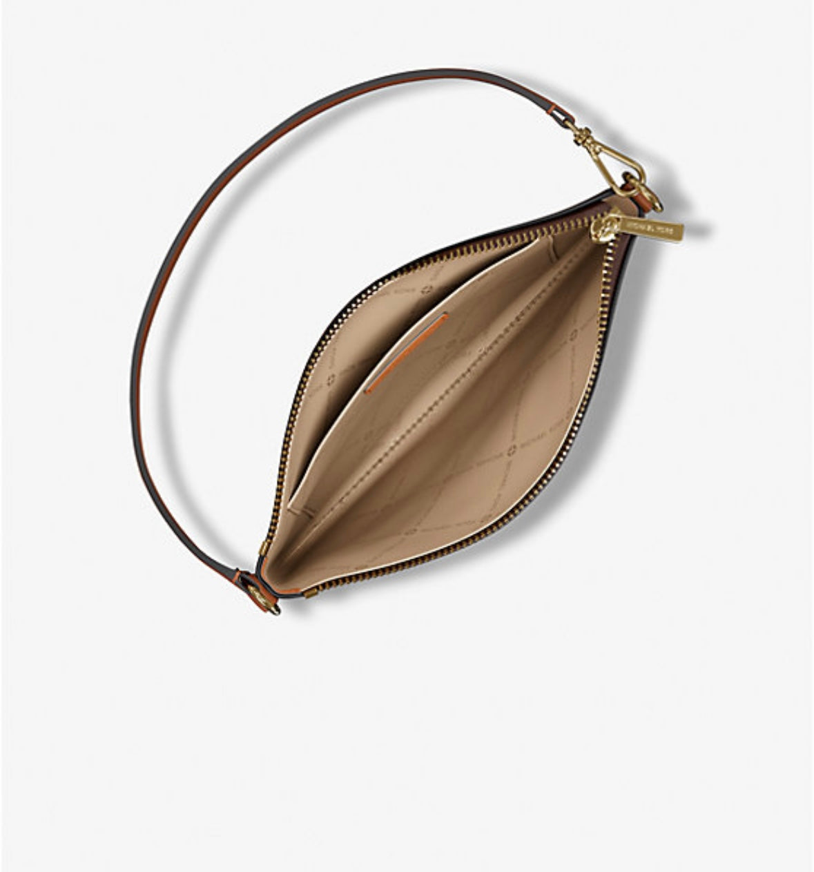 MICHAEL KORS Jet Set Small Pebbled Leather Convertible Wristlet