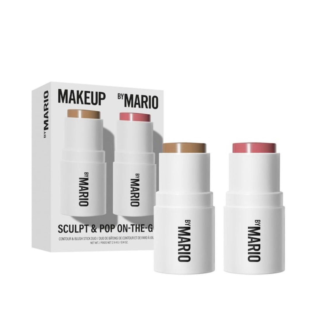 MAKEUP BY MARIO 
Mini Sculpt & Pop On-The-Go - Light/ Medium - Sweet Pink