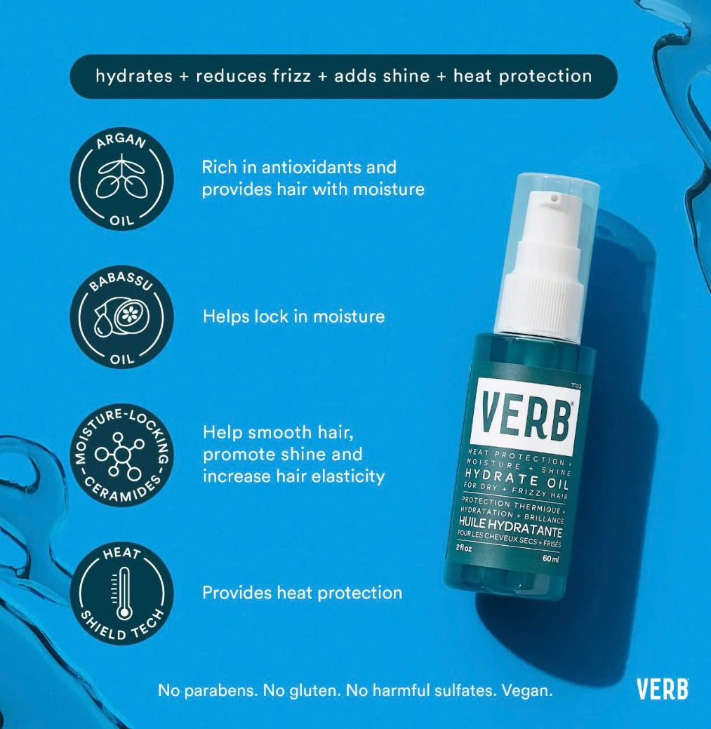 Verb 
Hydrate Oil for Dry and Frizzy Hair