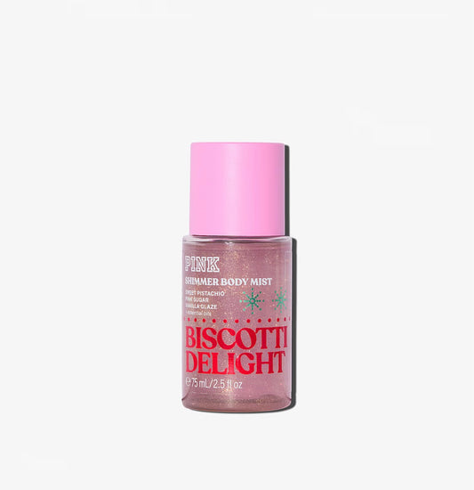 Victoria’s Secret Pink BISCOTTI DELIGHT MINI SHIMMER BODY MIST