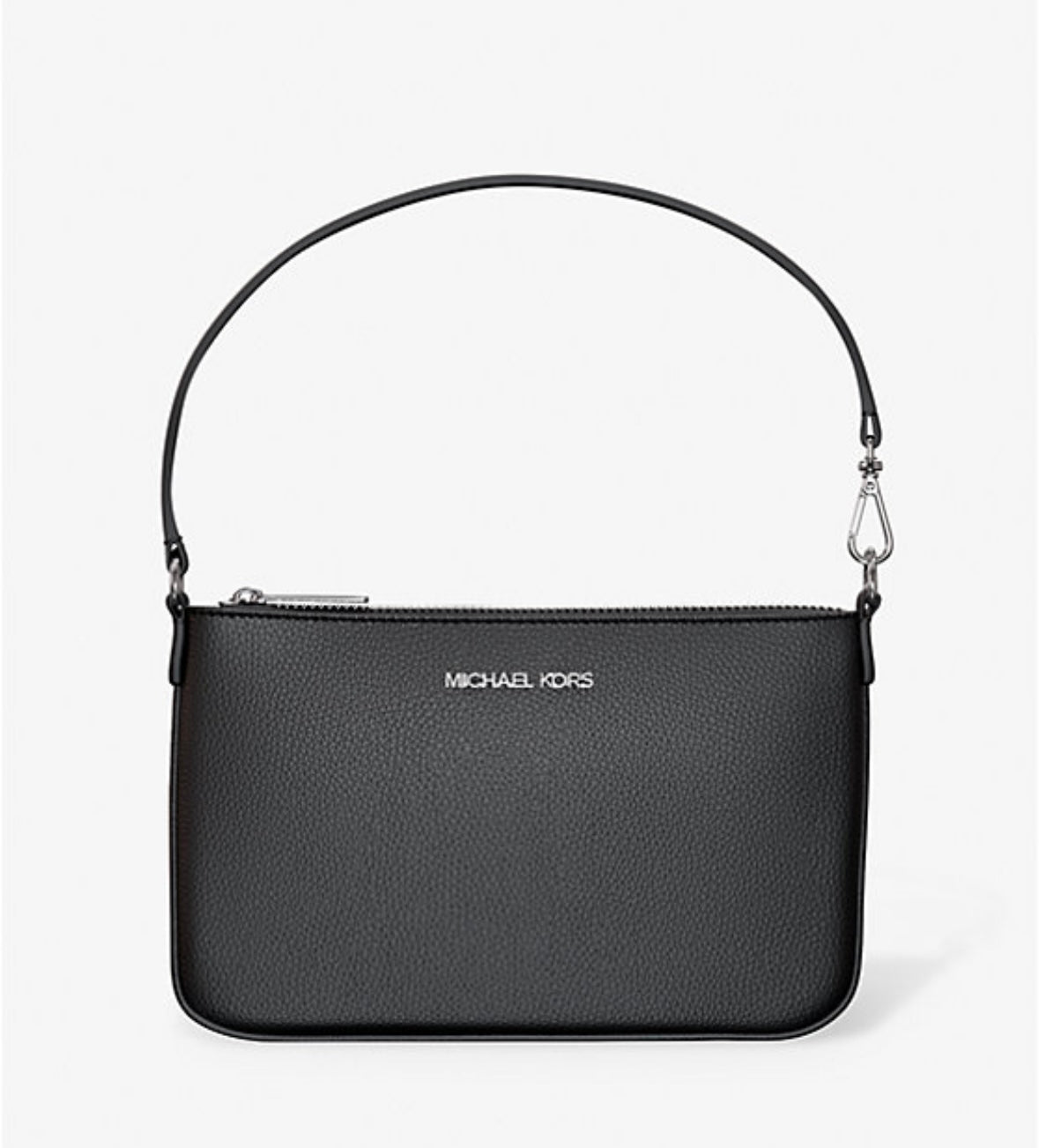 MICHAEL KORS
Jet Set Small Pebbled Leather Convertible Wristlet