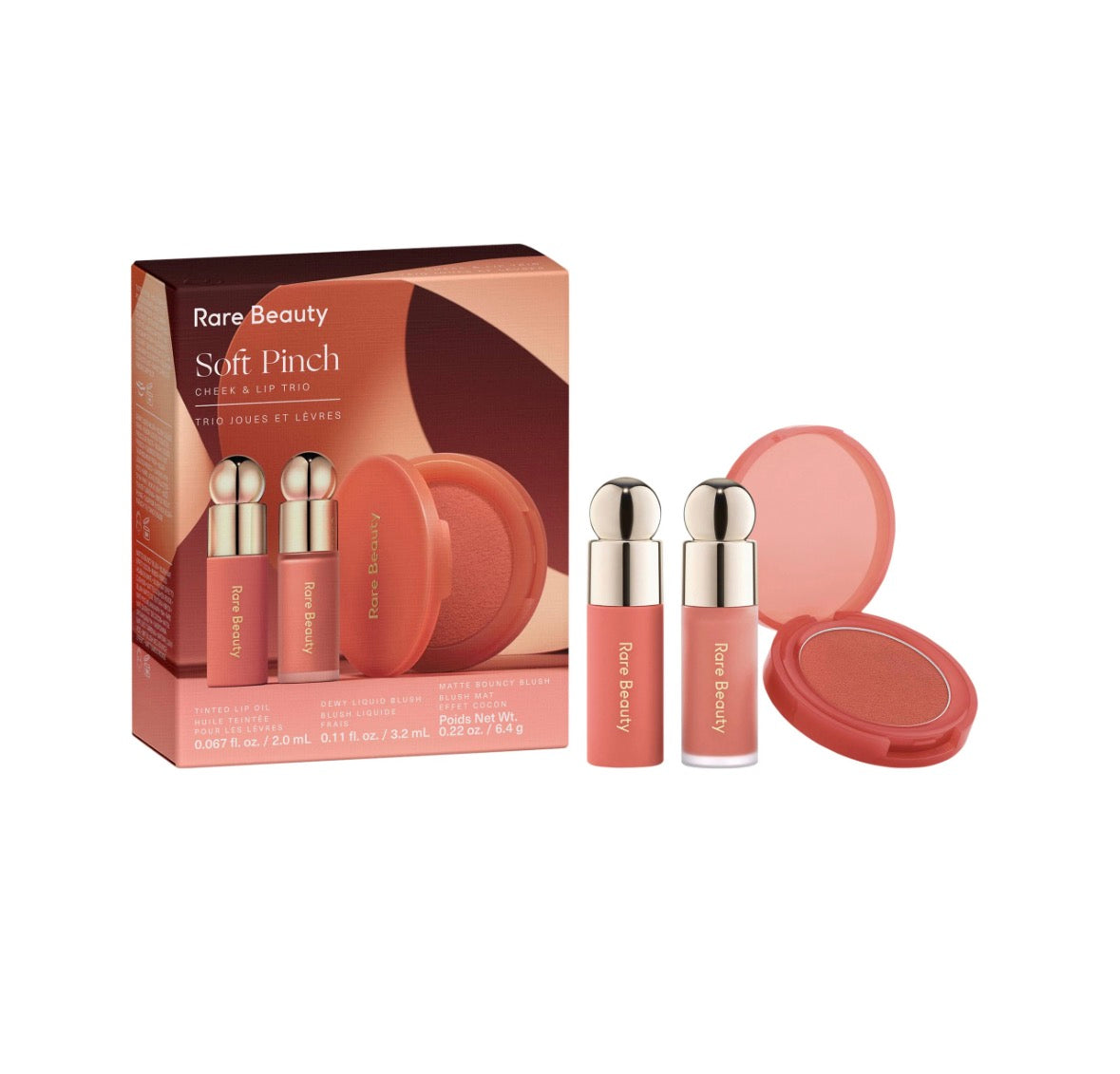 Rare Beauty by Selena Gomez  Soft Pinch Cheek & Lip Trio Makeup Gift Set