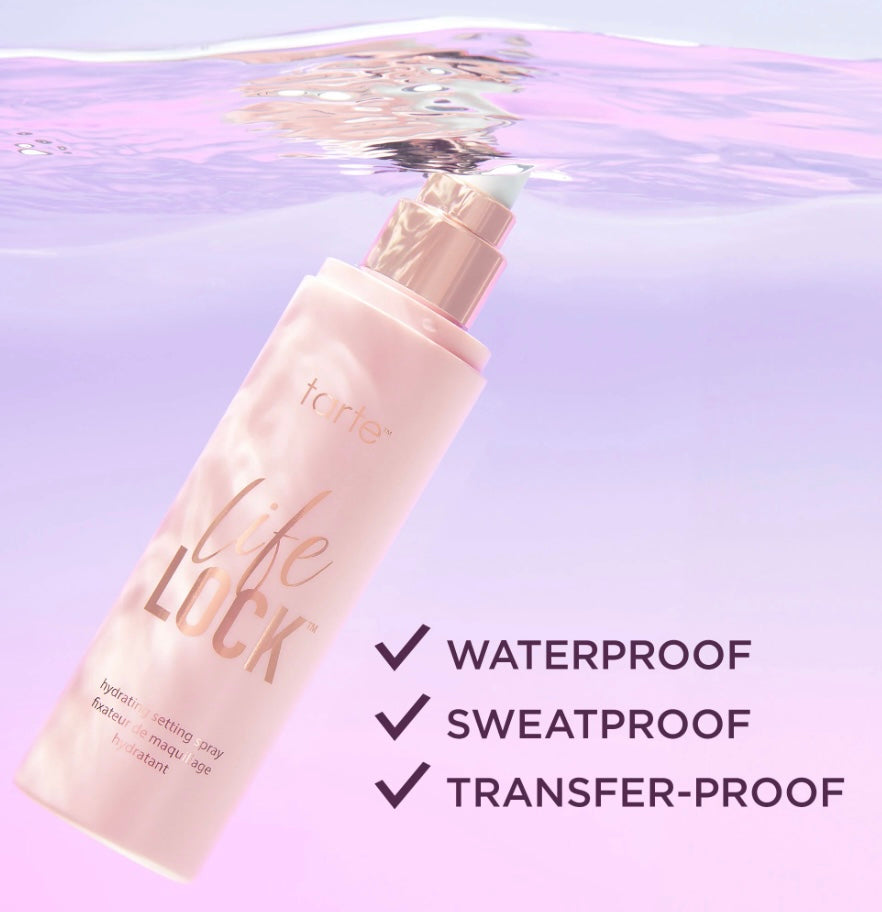 Tarte 
prep, set & lock setting powder & spray duo