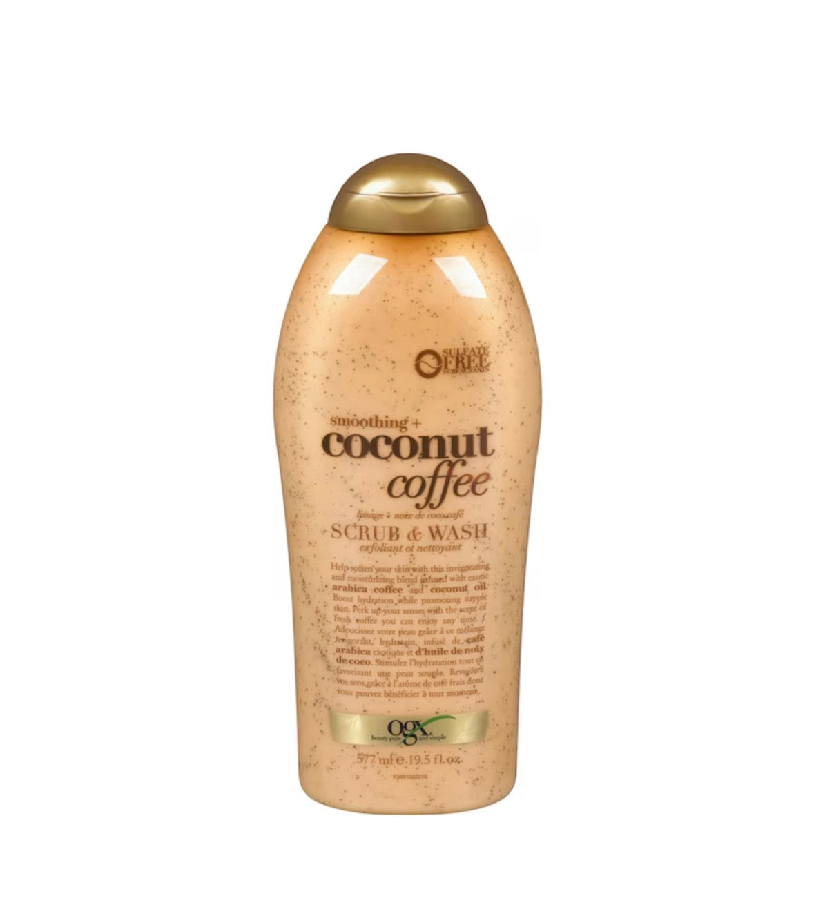 Ogx
Smoothing + Coconut Coffee Exfoliating Body Scrub & Wash