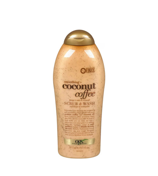Ogx
Smoothing + Coconut Coffee Exfoliating Body Scrub & Wash