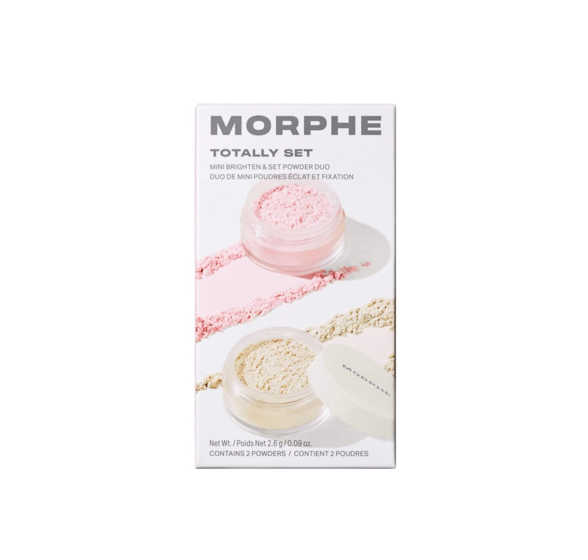 Morphe  Totally Set Mini Brighten & Set Powder Duo