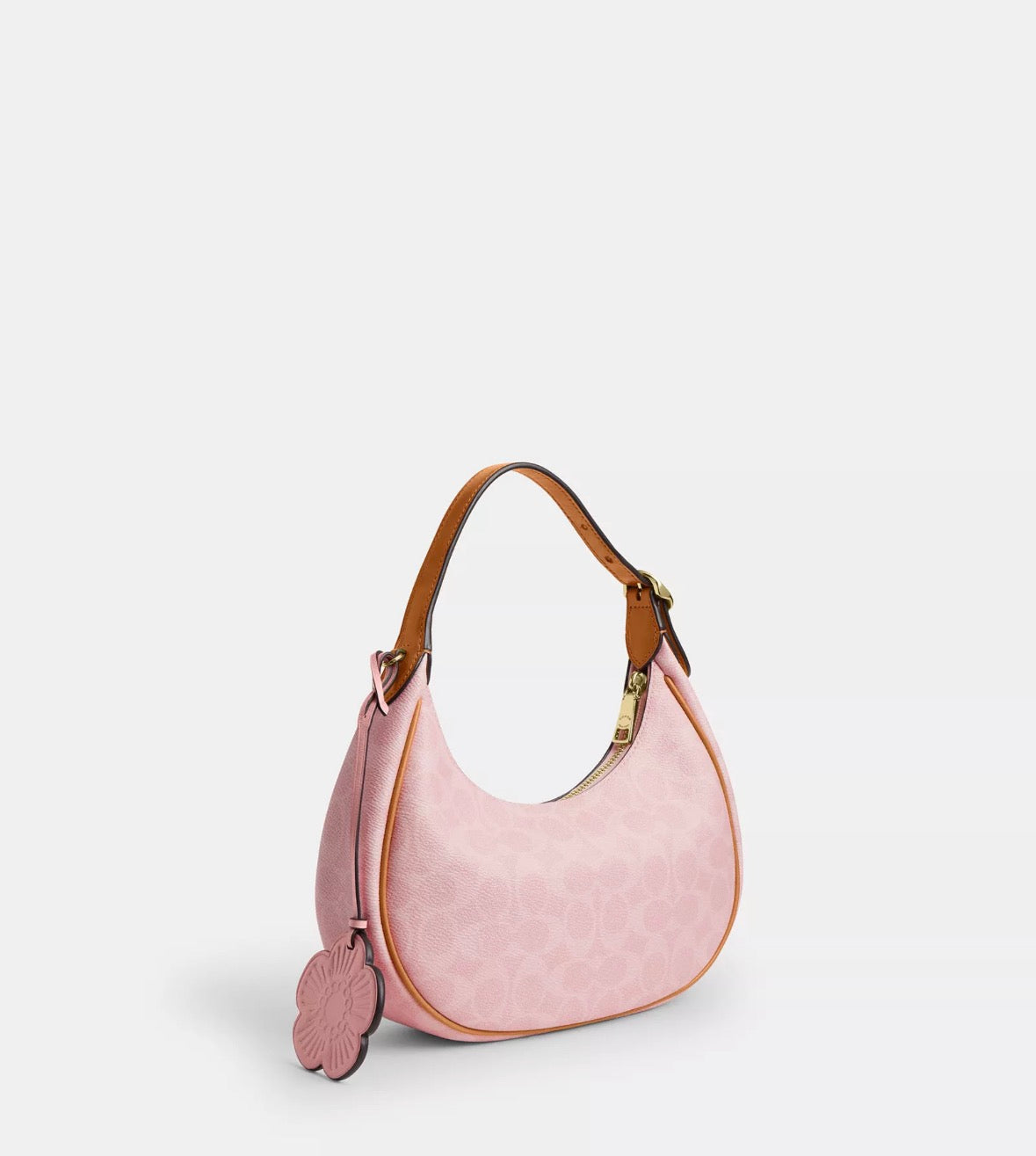 Coach Emily Shoulder Bag In Signature Canvas With Charms