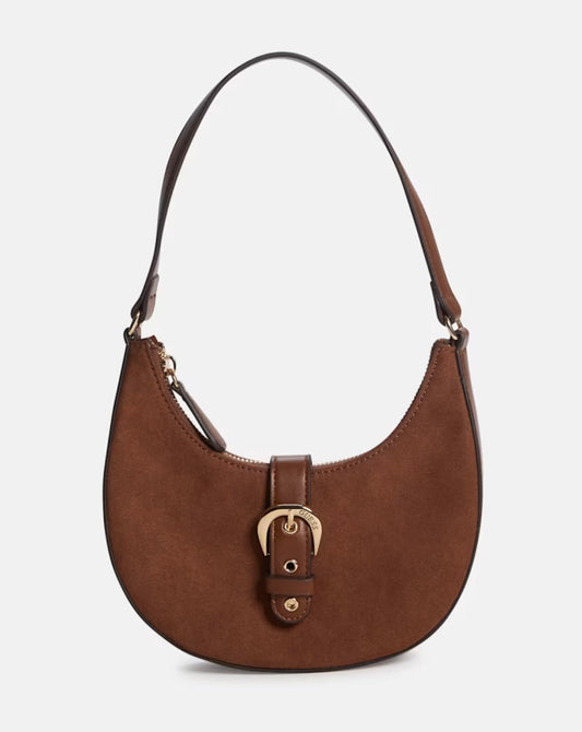 GUESS Nyra Suede Mini Shoulder Bag