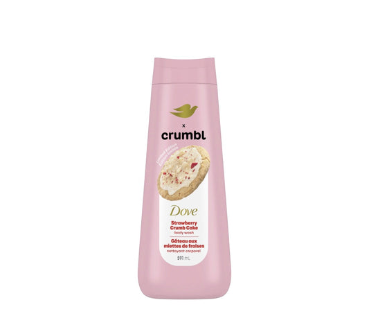 Dove Crumbl Moisturizing Body Wash Strawberry Crumb Cake, 591 ml | Limited Edition