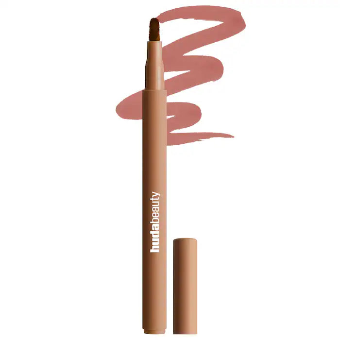 HUDA BEAUTY  Lip Contour Lip Stain for 12-Hour Wear: Soft Nude