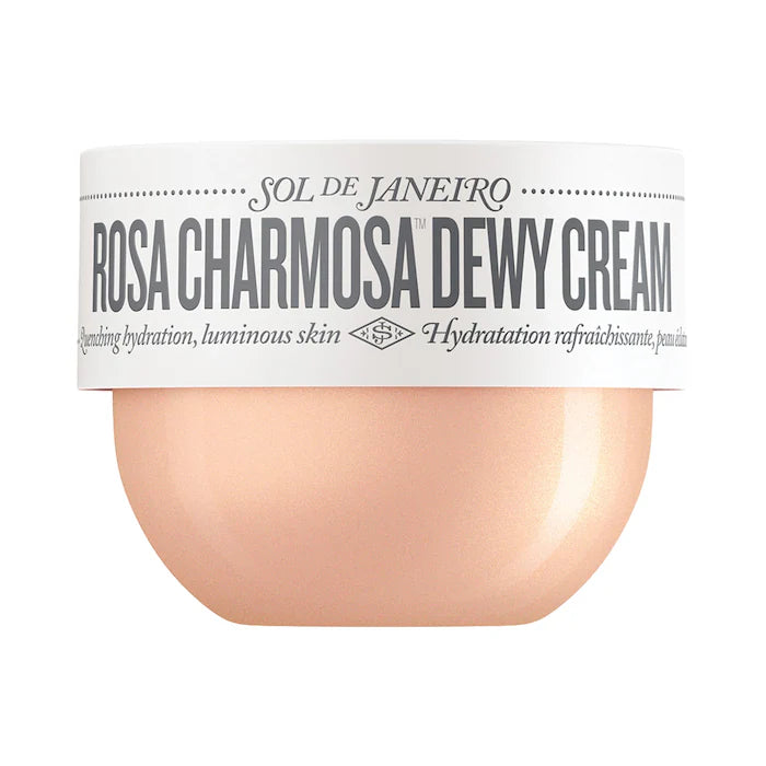 Sol de Janeiro 
Mini Rosa Charmosa™ Dewy Body Cream with Rosewater + Crystal Peptides 150ml