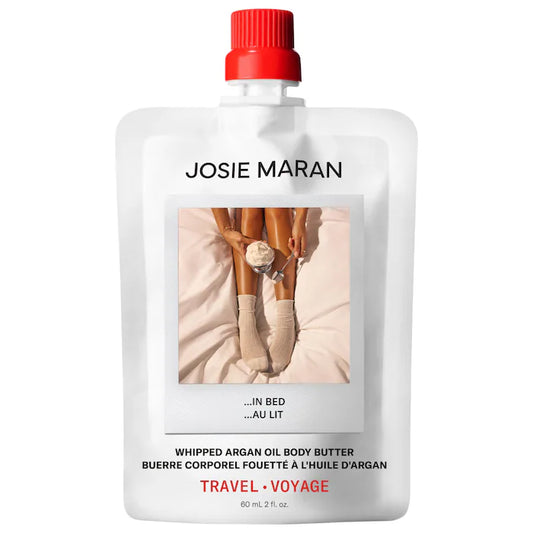 JOSIE MARAN  Mini ...In Bed (Whipped Vanilla Milk + Cashmere Musk) - Whipped Argan Oil Refilllable Body Butter
