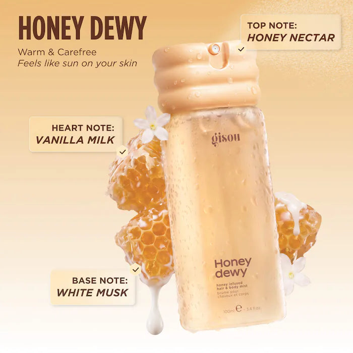 Gisou 
Honey Dewy Honey Infused Hair & Body Mist