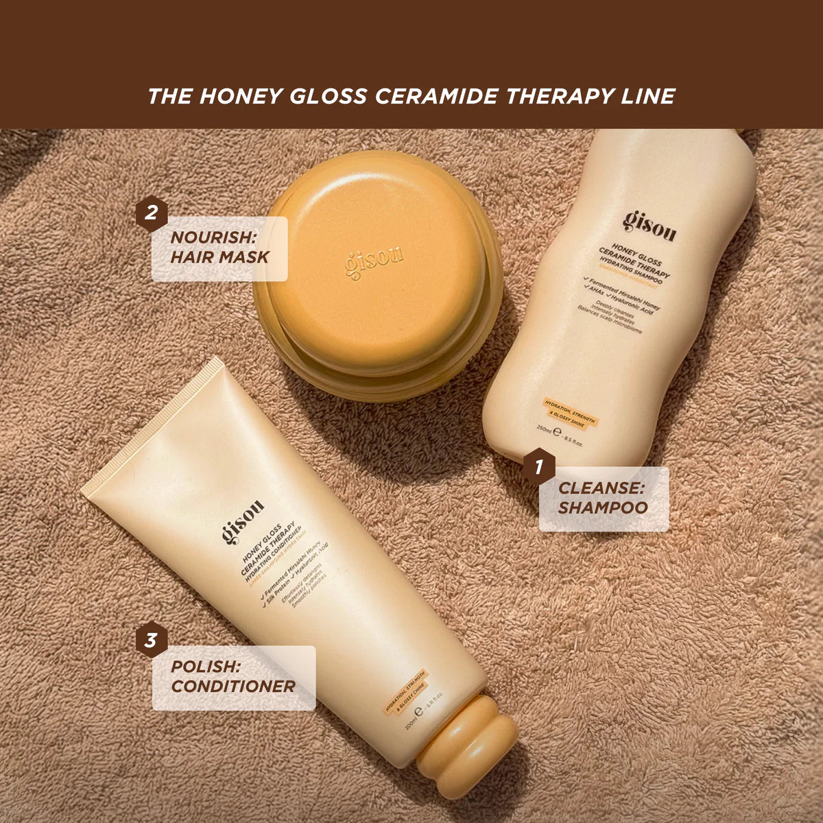 Gisou Hair Therapy Trio