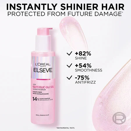 L'Oréal Paris Elvive Glycolic Gloss Leave-In Serum 150ml