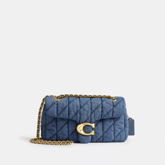 COACH Tabby 20 Quilted Denim Shoulder Bag