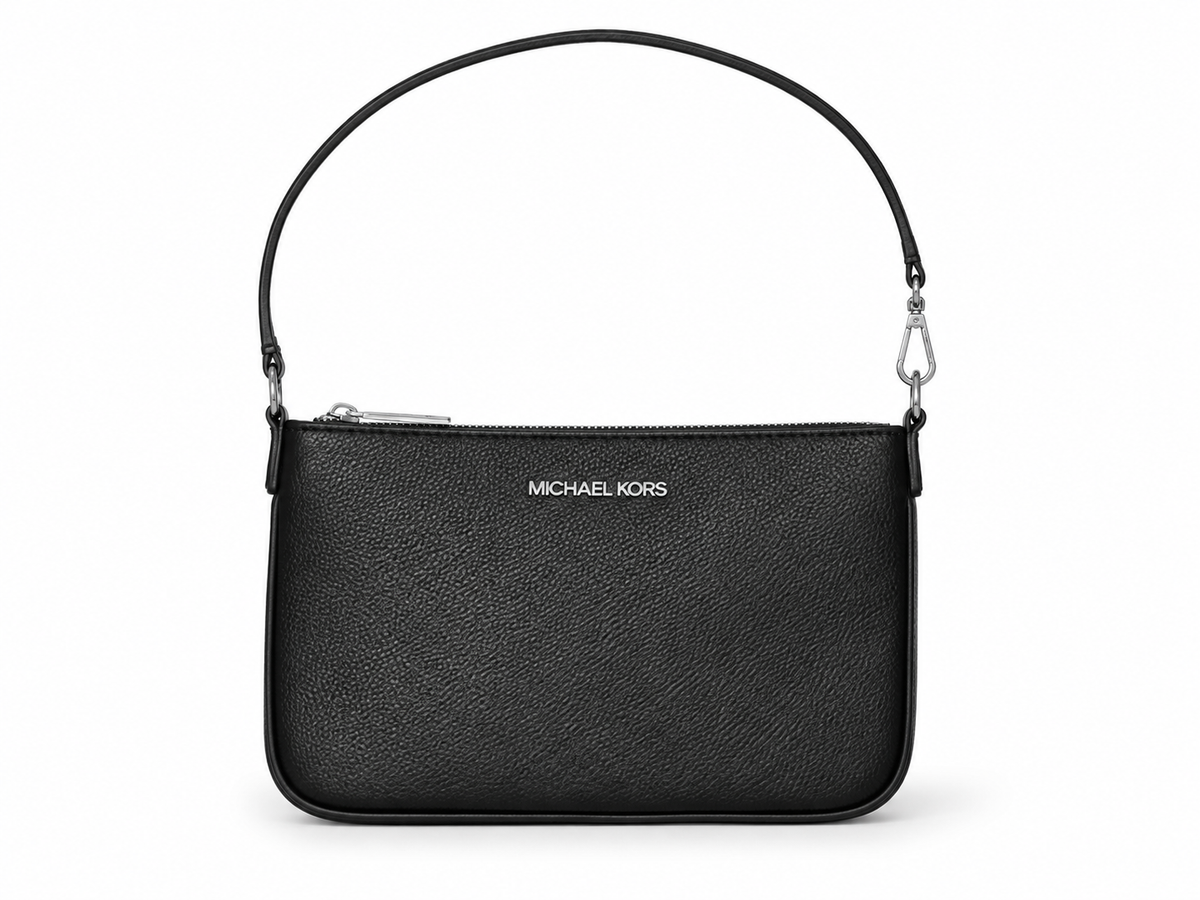 Michael Kors Jet Set Small Pebbled Leather Convertible Wristlet