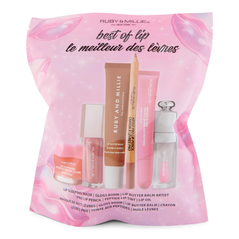 Ruby & Millie Best of Lip Set, 6-Piece