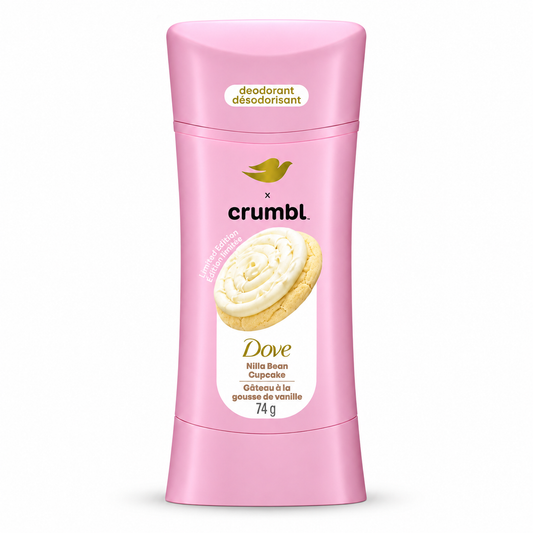 Dove Crumbl Nilla Bean Cupcake Deodorant Stick, 74g | Limited Edition